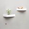 Small White Pelican Shelf with Hidden Hooks by Daniel García Sánchez for Woodendot 6