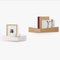 Small White Pelican Shelf with Hidden Hooks by Daniel García Sánchez for Woodendot 7