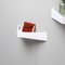 Small White Pelican Shelf with Hidden Hooks by Daniel García Sánchez for Woodendot 5
