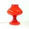 Lampe de Bureau Mid-Century en Verre Opalin Rouge par Stefan Tabery pour OPP Jihlava, 1960s 1