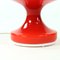 Lámpara de mesa Mid-Century de vidrio opalino rojo de Stefan Tabery para OPP Jihlava, años 60, Imagen 3