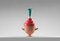 Vaso #02 Mini HYBRID rosso-bianco-turchese di Tal Batit, Immagine 1