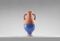 #04 Mini HYBRID Vase in Navy Blue-Light Pink by Tal Batit 1