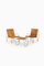 Danish Bachelor Easy Chairs & Ottoman by Verner Panton for Fritz Hansen, 1950s 1