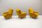 Mid-Century Italian Yellow Living Room Set 7