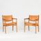 Fauteuils JH 525 par Hans J. Wegner pour C.M. Madsen, 1950s, Set de 2 1