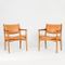 JH 525 Armchairs by Hans J. Wegner for C.M. Madsen, 1950s, Set of 2 1