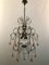 Vintage Chandelier with Pink Murano Flowers 1