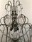 Vintage Chandelier with Pink Murano Flowers, Image 3