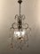 Vintage Chandelier with Pink Murano Flowers, Image 2