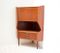 Mueble bar esquinero danés de teca de Omann Jun, años 60, Imagen 2