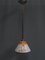 Art Deco Hanging Lamp with Glass Shade 2