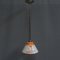 Art Deco Hanging Lamp with Glass Shade, Image 1