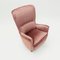 Italian Pink Velvet Lounge Chair, 1950s, Image 2