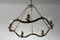 Lámpara de araña austriaca vintage de Hugo Gorge para Eduard Schmelz, Imagen 2