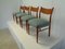Italian Oak Chairs, 1950s, Set of 4 7