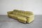 Olivgrünes Vintage DS 101 Leder Sofa von de Sede 28