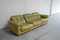 Olivgrünes Vintage DS 101 Leder Sofa von de Sede 16