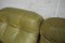 Olivgrünes Vintage DS 101 Leder Sofa von de Sede 45