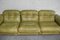 Vintage DS 101 Olive Green Leather Sofa from de Sede, Image 3