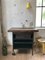 Vintage Wood & Metal Console Table 4