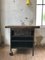 Vintage Wood & Metal Console Table 1