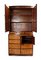 Art Deco Burr Maple Cabinet with Bookcase & Drawers 7