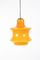 Yellow Glass Pendant, 1970s 1