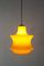 Yellow Glass Pendant, 1970s 7