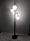 Vintage Stehlampe in Schwarz & Silber 13