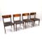 Mid-Century Brazilian Rosewood Dining Chairs, Set of 4 2