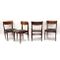 Mid-Century Brazilian Rosewood Dining Chairs, Set of 4, Image 4