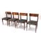 Mid-Century Brazilian Rosewood Dining Chairs, Set of 4, Image 1