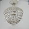 Vintage French Glass Pendant, 1940s 6