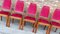 French Oak Dining Chairs, 1940s, Set of 5 3