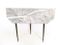 Italian Demilune Console Table with a Fior di Bosco Marble Top, 1950s 9