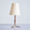 Teak Stem Table Lamp by J. T. Kalmar, 1950s 1