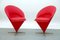 Cone K1 Chairs by Verner Panton for Plus-Linje, 1958, Set of 2, Image 1