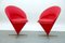 Chaises Cone K1 par Verner Panton pour Plus-Linje, 1958, Set de 2 11