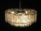 Large Mid-Century Modern Crystal Glass Chandelier from Doria Leuchten 8