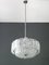 Large Mid-Century Modern Crystal Glass Chandelier from Doria Leuchten 1