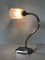 Lampe Art Déco en Nickel Plaqué Laiton 12