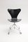 No. 996 Black Swivel Office Chair by Arne Jacobsen for Fritz Hansen, 1950s 8