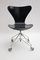 No. 996 Black Swivel Office Chair by Arne Jacobsen for Fritz Hansen, 1950s 2