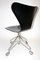 No. 996 Black Swivel Office Chair by Arne Jacobsen for Fritz Hansen, 1950s 7