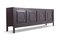 Large Brutalist Credenza in Ebonized Wood, 1970s, Image 2