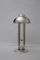 Lámpara de mesa de latón plateado, años 20, Imagen 4