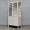 Vintage Industrial Steel & Glass Cabinet, 1930s 1