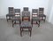 Antique German Oak Dining Chairs, Set of 6 2