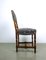 Antique German Oak Dining Chairs, Set of 6, Image 7